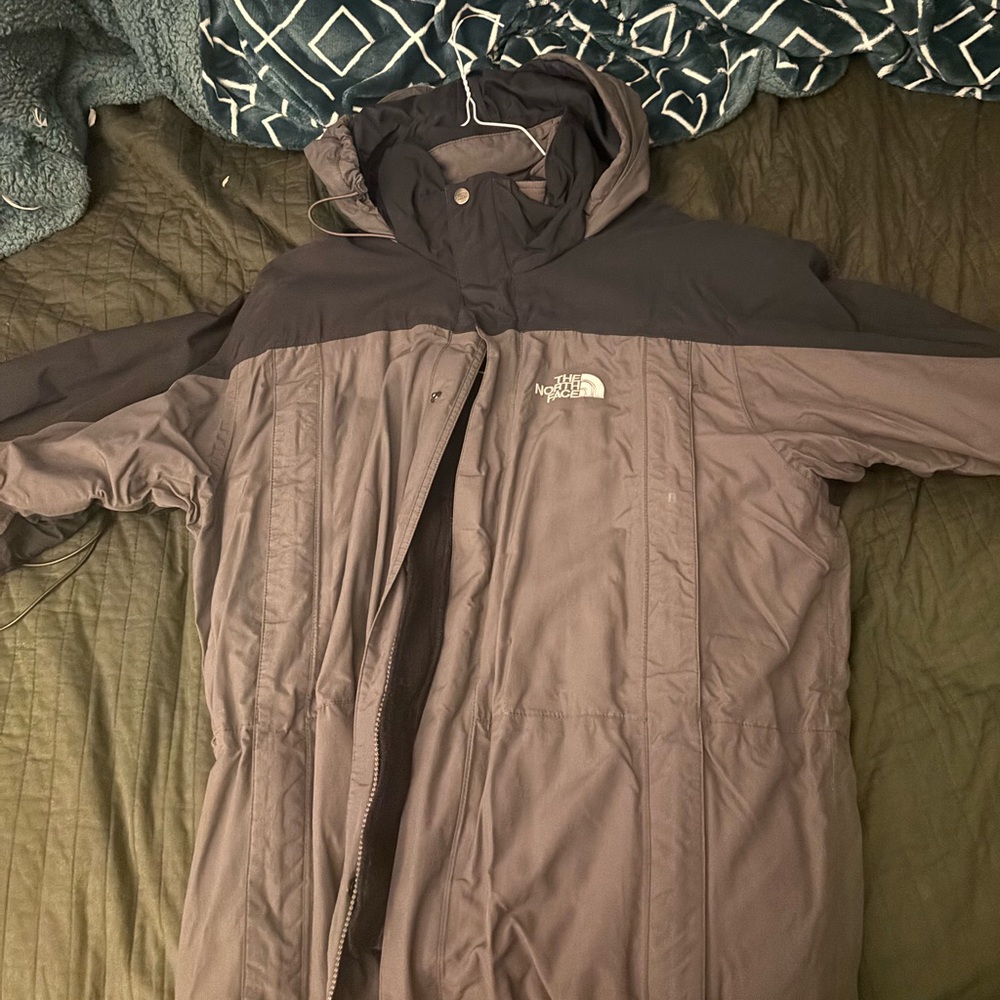 The North Face Gray Hooded Jacket